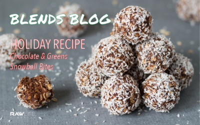 Holiday Recipe: Chocolate & Greens Snowball Bites